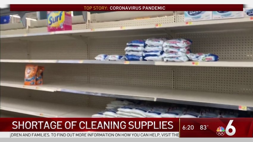 South Florida Stores Face Shortage of Cleaning Supplies Due to COVID-19
