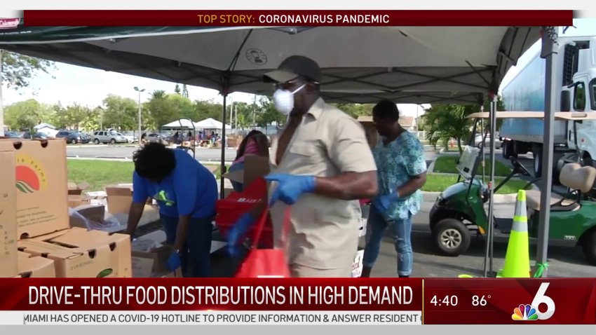 Drive-Thru Food Distribution Replacing Supermarkets for Some