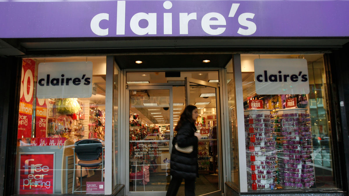 Claire’s files for bankruptcy but says stores will stay open during restructuring