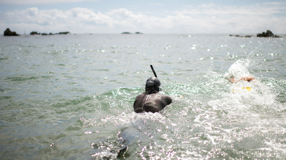 The Really Deep End Swimmer Sets Off in Attempt at 1st Pacific