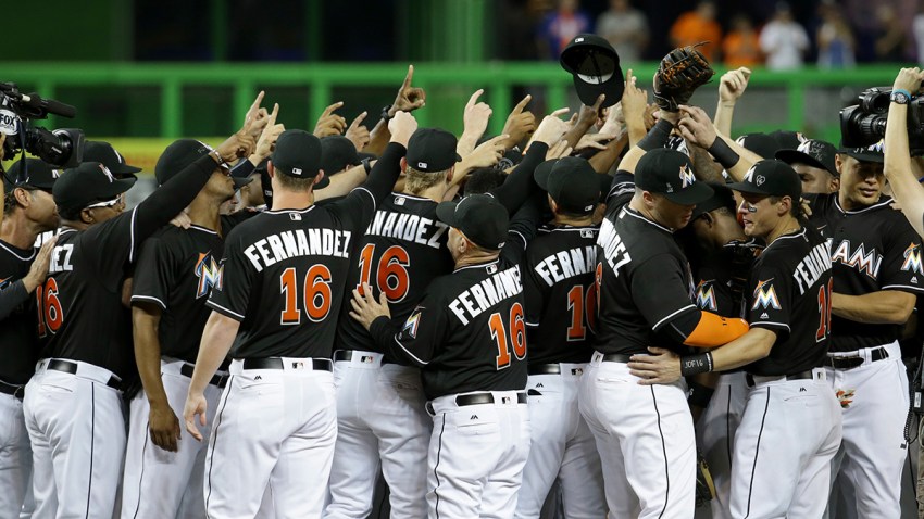 APTOPIX Mets Marlins Baseball