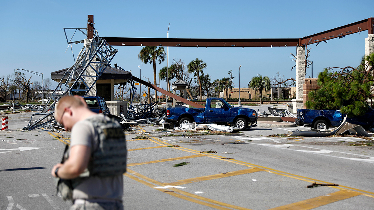 Tyndall Air Force Base Sustains ‘Catastrophic’ Damage From Hurricane