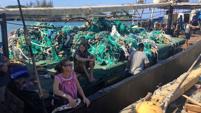 Pacific Ocean Floating Trash