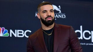 This May 1, 2019 file photo shows Drake at the Billboard Music Awards in Las Vegas.
