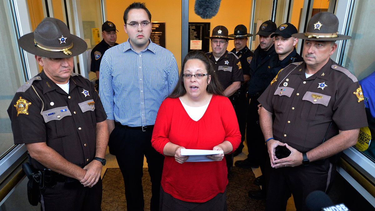 Kim Davis, clerk who refused to issue gay marriage 