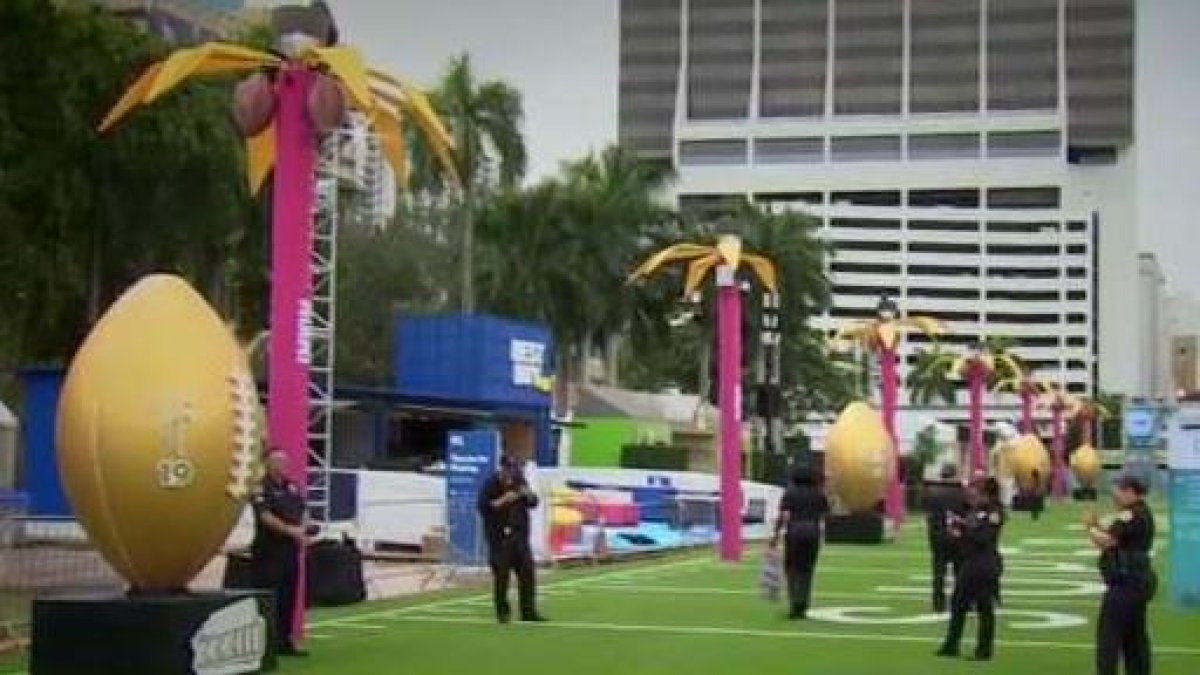 The Party Is Starting As Super Bowl LIVE Fan Fest Opens At Bayfront Park -  CBS Miami