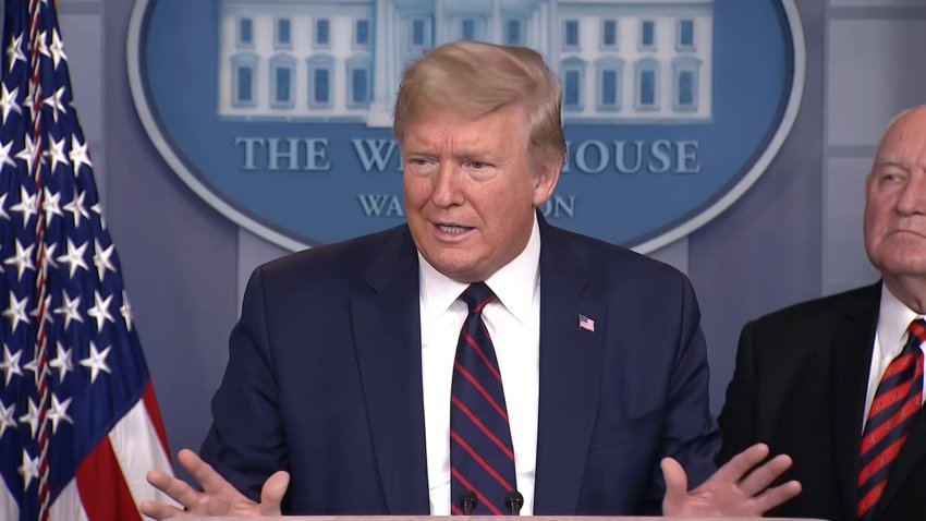 Trump Airs Frustrations During Coronavirus News Conference