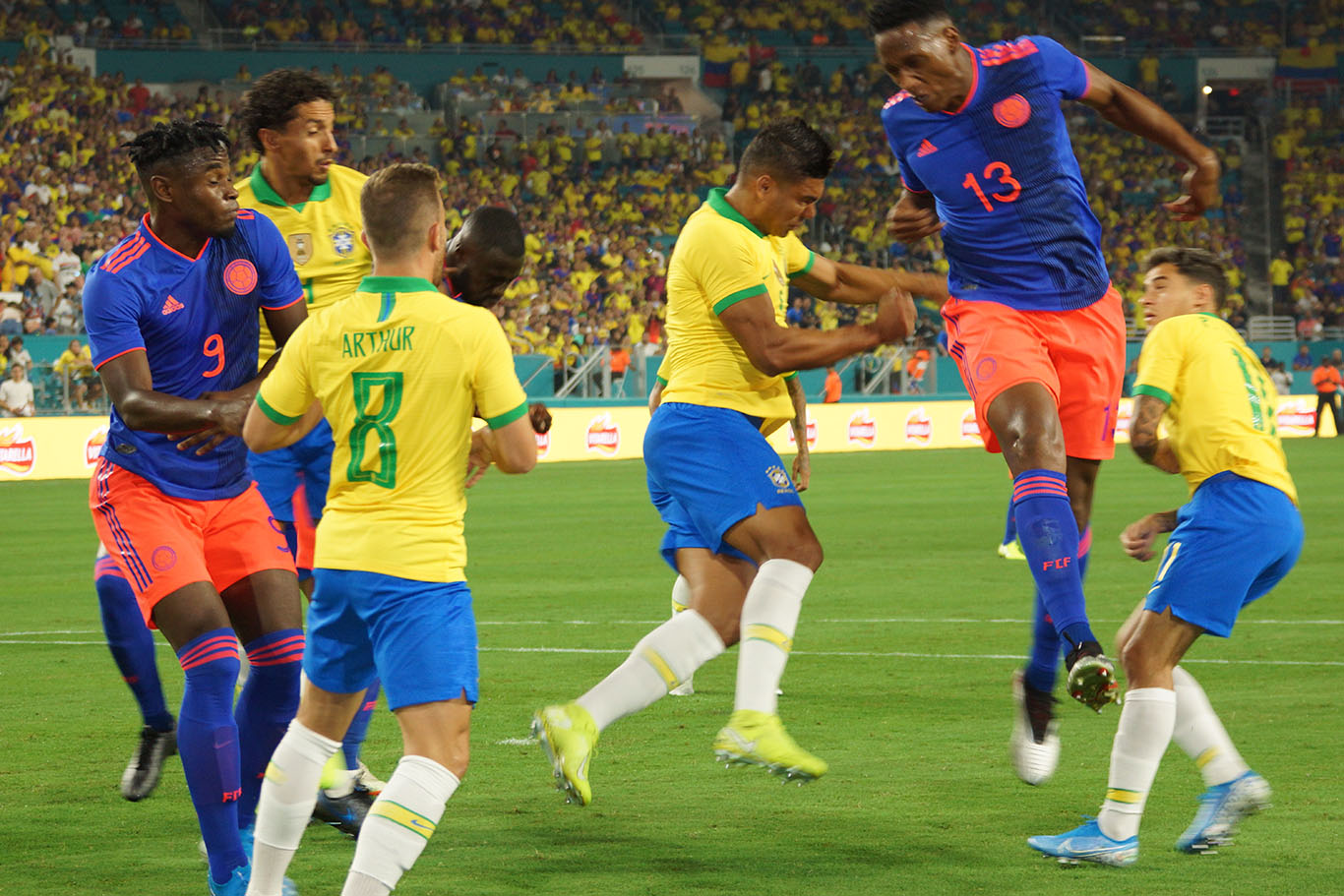 Photos: Colombia vs. Brazil Match at Hard Rock Stadium – NBC 6 South