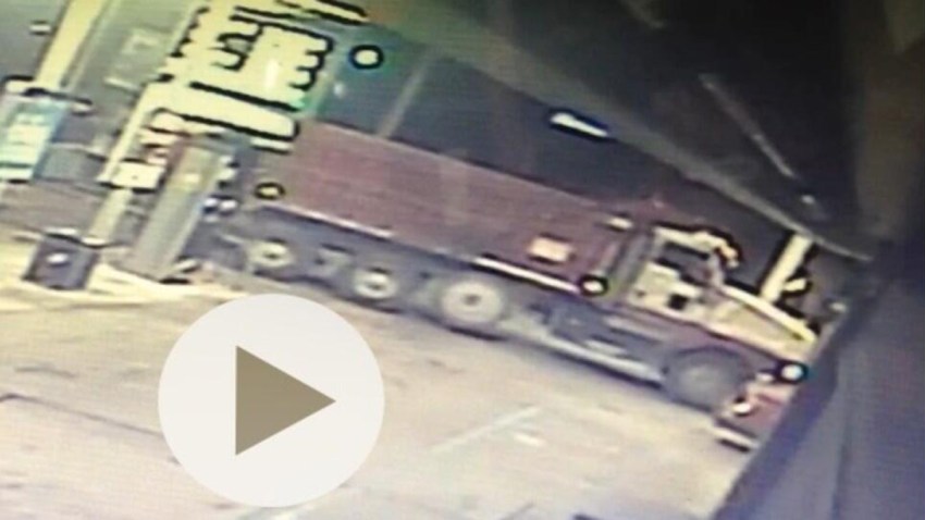 DUMP TRUCK HIT AND RUN