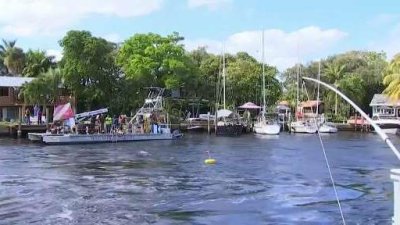 Divers Working to Fix Submerged Water Main Break in Ft. Lauderdale