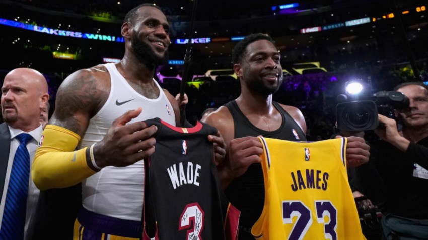 LeBron James Dwyane Wade