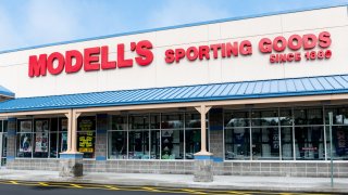 File photo- Modell's Sporting Goods store in North Brunswick Township, New Jersey.