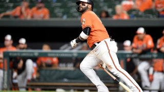 BALTIMORE, MD – SEPTEMBER 21: Jonathan Villar #2 of the Baltimore Orioles bats against the Seattle Mariners at Oriole Park at Camden Yards on September 21, 2019 in Baltimore, Maryland. (Photo by G Fiume/Getty Images)