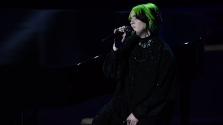 Billie Eilish performs onstage