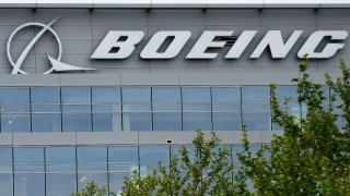 In this April 29, 2020, file photo, the Boeing regional headquarters is seen amid the coronavirus pandemic in Arlington, Virginia.