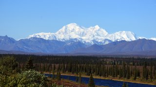 File photo: a view of Denali, formerly known as Mt. McKinley, on Sept. 1, 2015, in Denali National Park, Alaska.