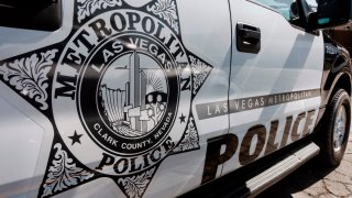 A Las Vegas Metropolitan Police Department vehicle