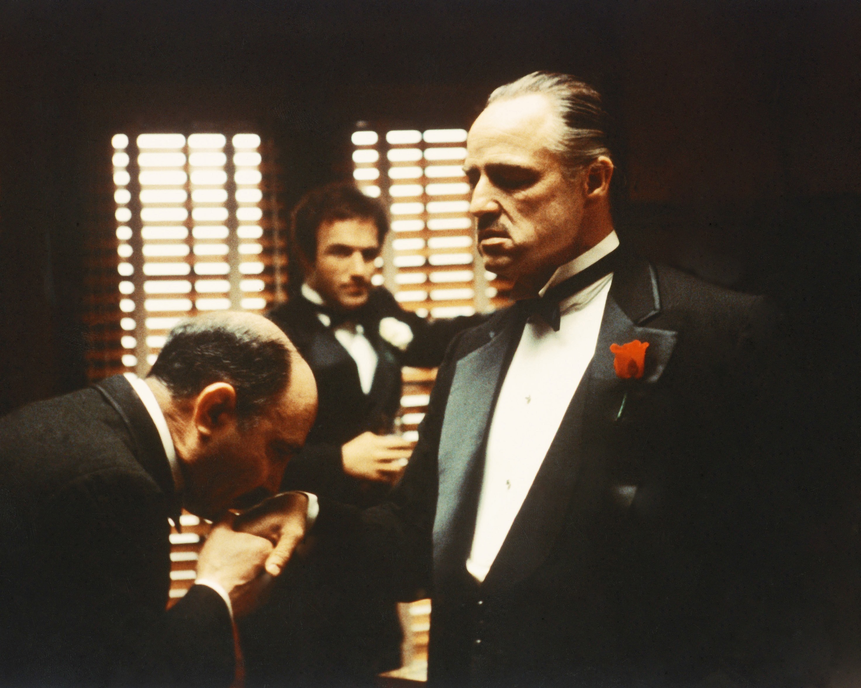 A scene from "The Godfather"