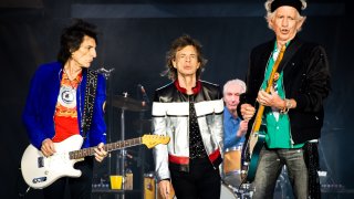 The Rolling Stones perform live on stage at London Stadium on May 22, 2018 in London, England.