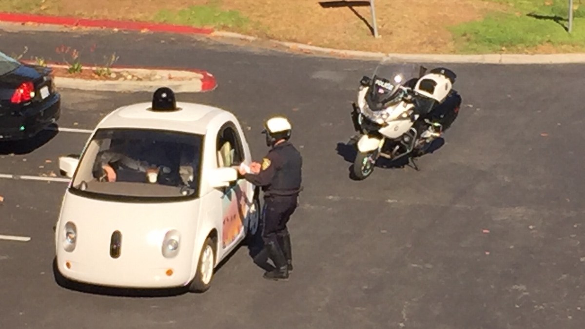 Google SelfDriving Car Pulled Over by Police NBC 6 South Florida