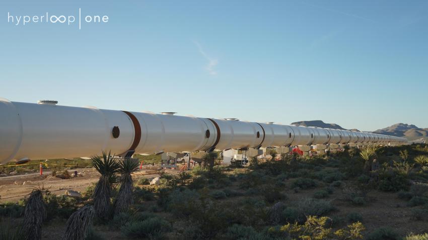 Hyperloop One Tube Train Track