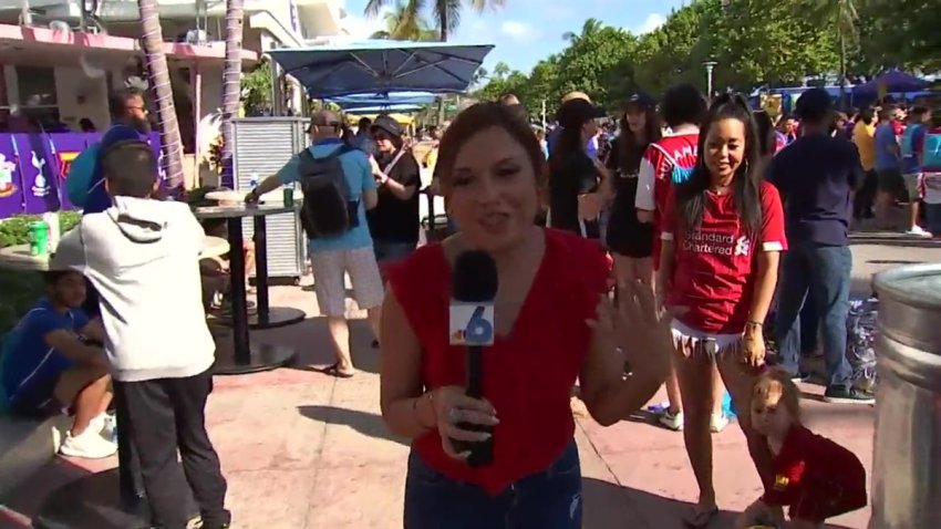 Kelly Blanco Meets With Fans at Premier League Mornings Live Fan Fest