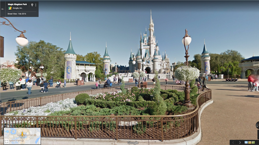 Magic Kingdom Google Street View