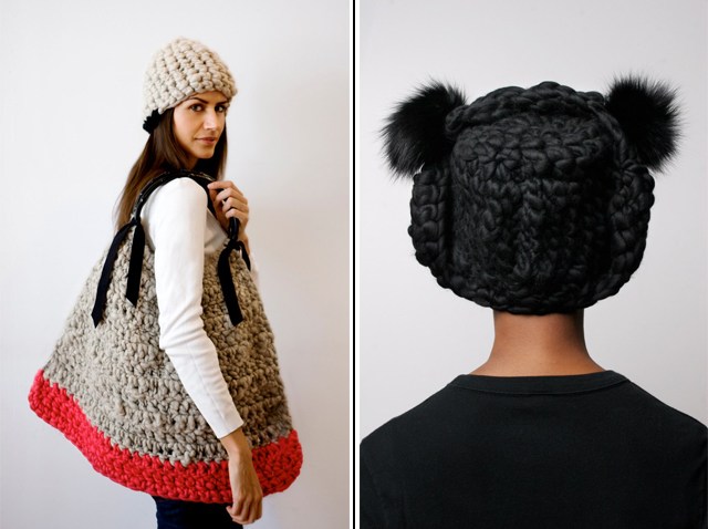 Mischa Lampert knits