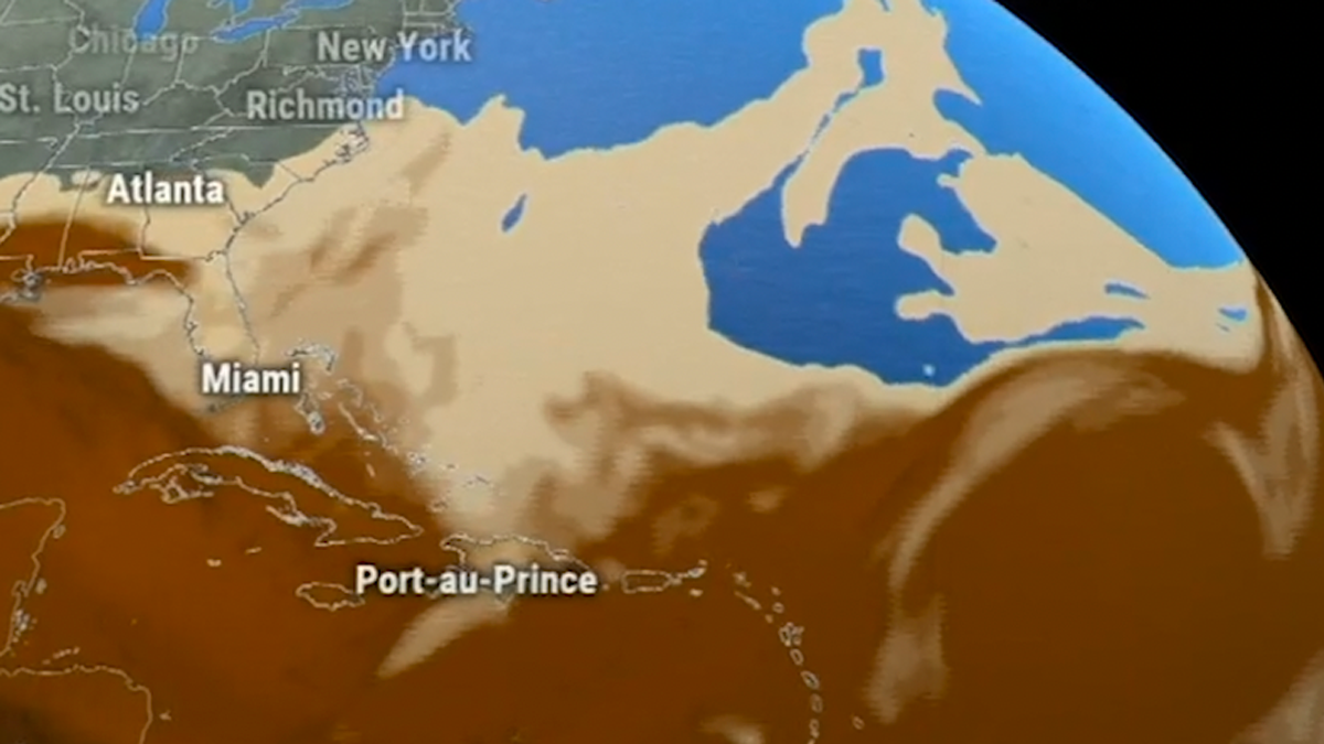 Dry, Dusty Air From The Saharan Desert Is Coming to South Florida