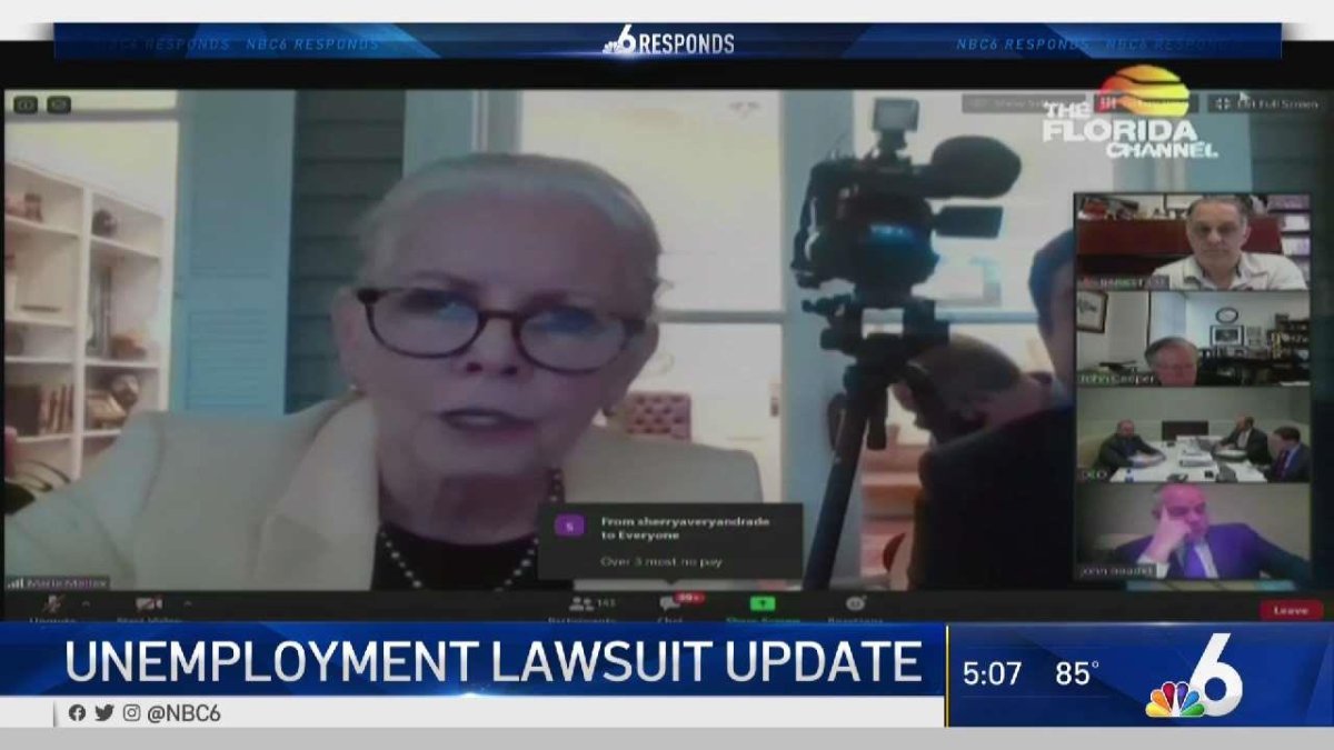 NBC 6 Responds: Unemployment Lawsuit Update NBC 6 South Florida NBC 6 Responds: Unemployment Lawsuit Update NBC 6 South Florida