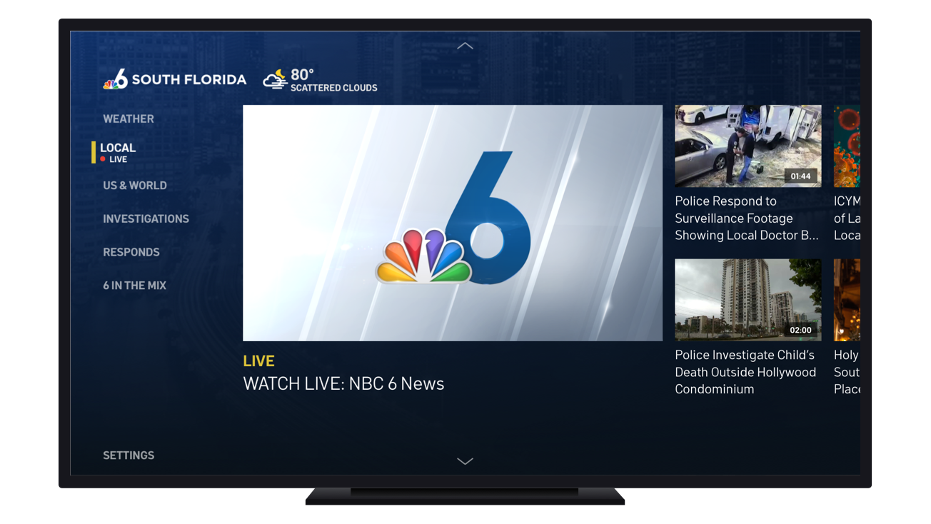 NBC Miami Launches Live News on Roku and Apple TV Apps – NBC 6 South ...
