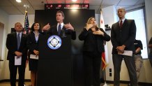 California Gov. Gavin Newsom speaks during a news conference at the California Department of Public Health on February 27, 2020 in Sacramento, California. 