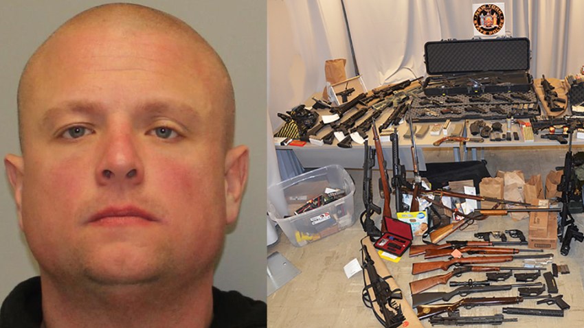 Officer Arrested Guns