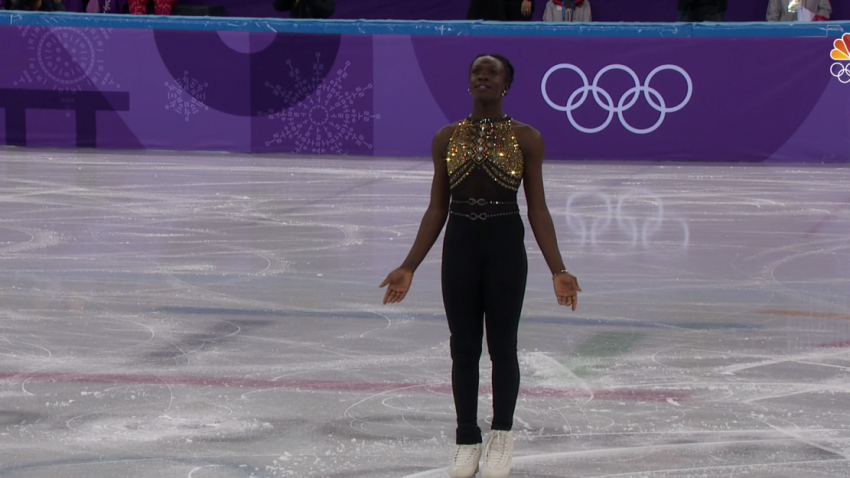 French athlete skates beyonce