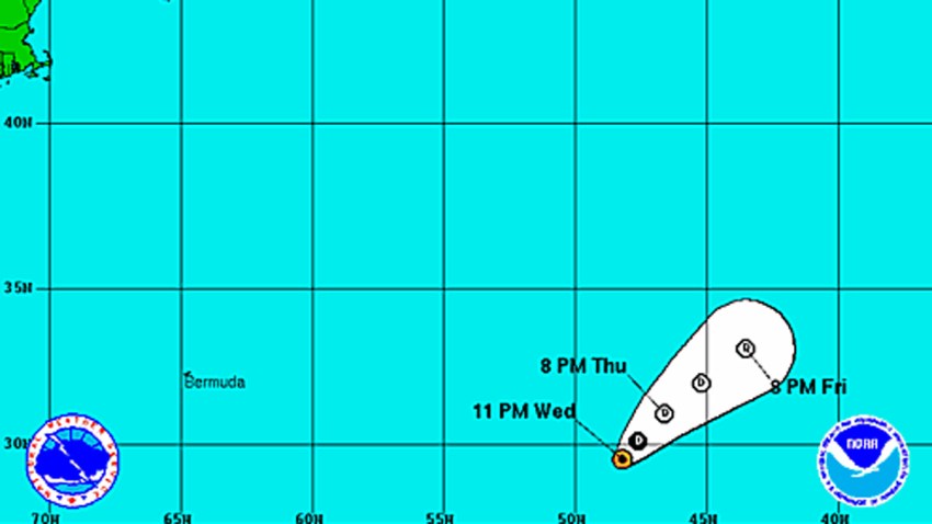 Tropical Depression Lorenzo 11 pm Wednesday