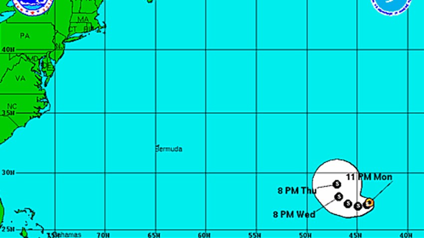 Tropical Storm Jerry 11 pm Monday