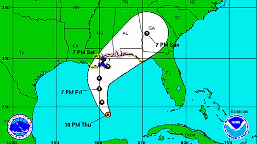 Tropical Storm Karen 11 pm Thursday