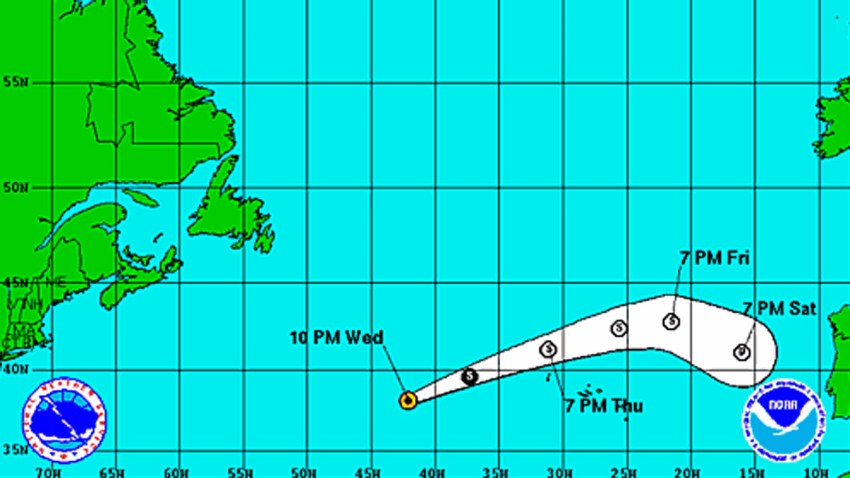 Tropical Storm Melissa 11 pm Wednesday