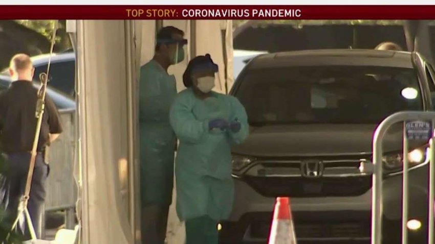 Drive-Thru Testing for Coronavirus Opens in Weston