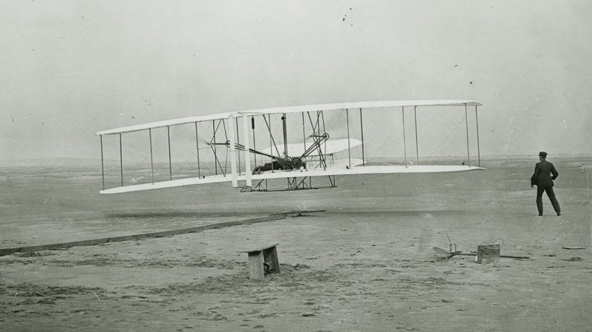 Wright Brothers Kitty HAwk First Flight