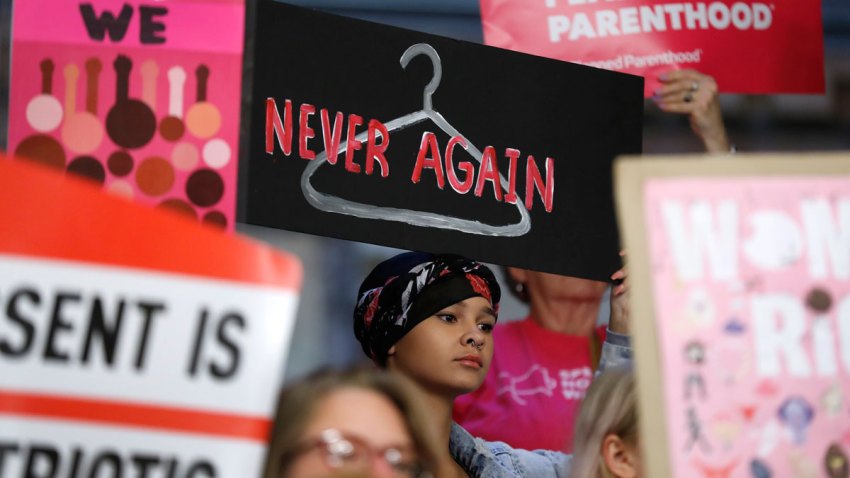 APTOPIX Abortion Protest Iowa