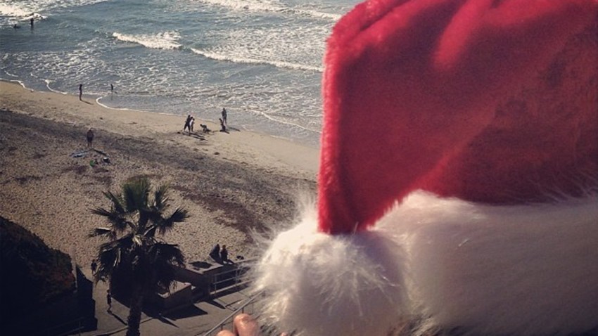 beach santa