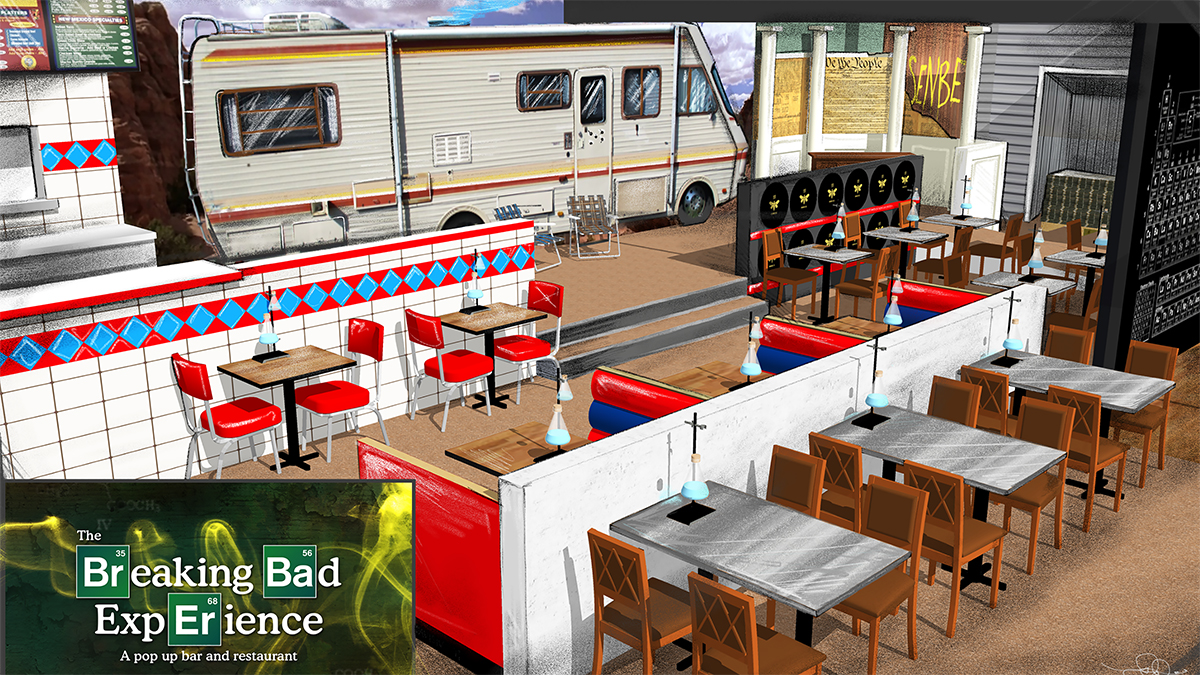 Step Into Walter White's World at This ‘Breaking Bad' Pop-up Bar and Restaurant in West Hollywood