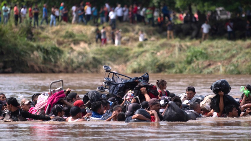APTOPIX Central America Migrant Caravan