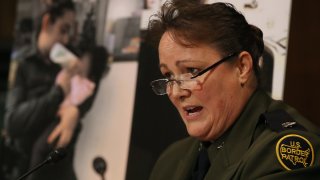 Carla Provost, chief of the U.S. Border Patrol, speaks during a Senate Judiciary Subcommittee hearing on Capitol Hill May 8, 2019 in Washington, D.C.