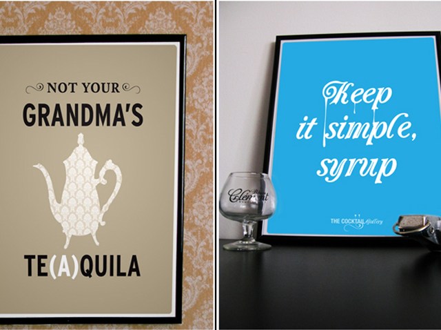 cocktail gallery posters