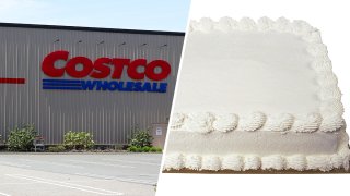 Costco; Plain sheet cake
