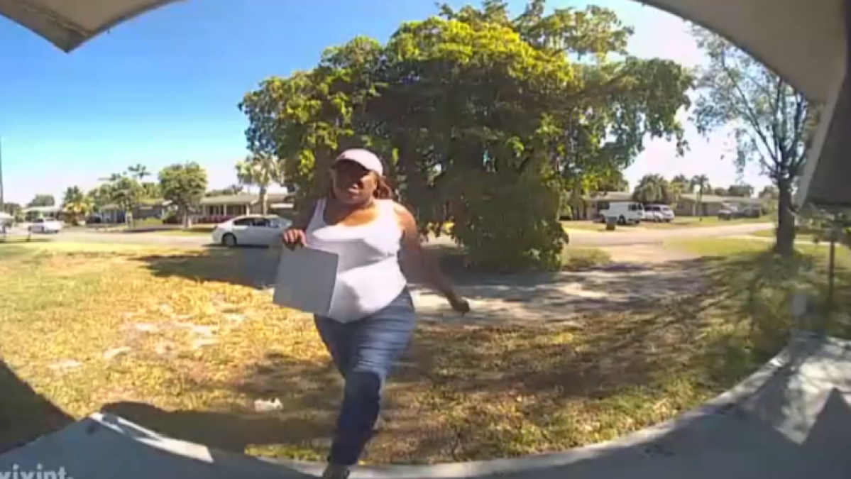 Doorbell Camera Footage Shows Woman Did Not Serve Eviction Notice