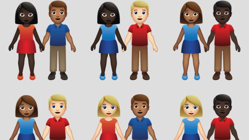 Emojis Couples of Color