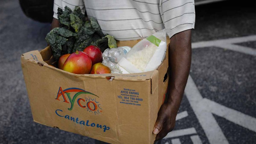 ¿Dónde y cuándo son las distribuciones de alimentos hoy?